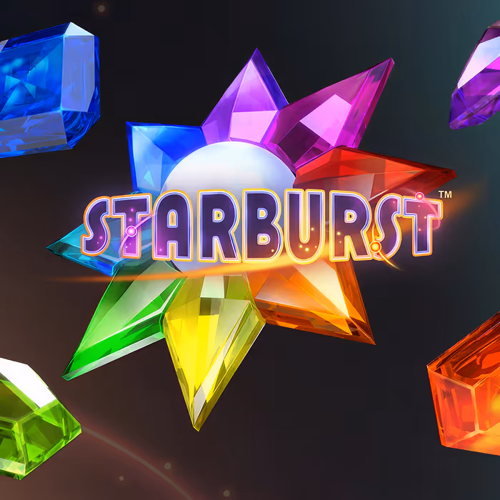 Starburst slot with expanding wilds and cosmic gems